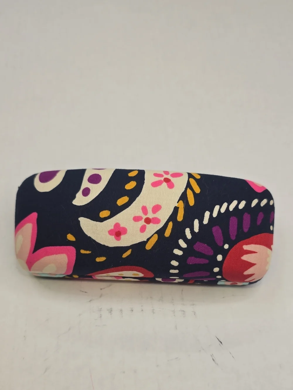 Vera Bradley Navy Floral Hard Eyewear Case